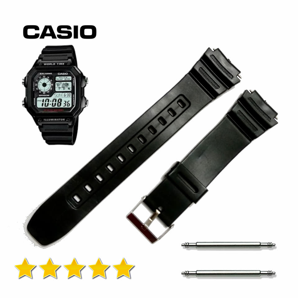 Tali Casio Ae1200 Strap Casio AE1200 Jam Casio Ae 1200 Strap Lazada