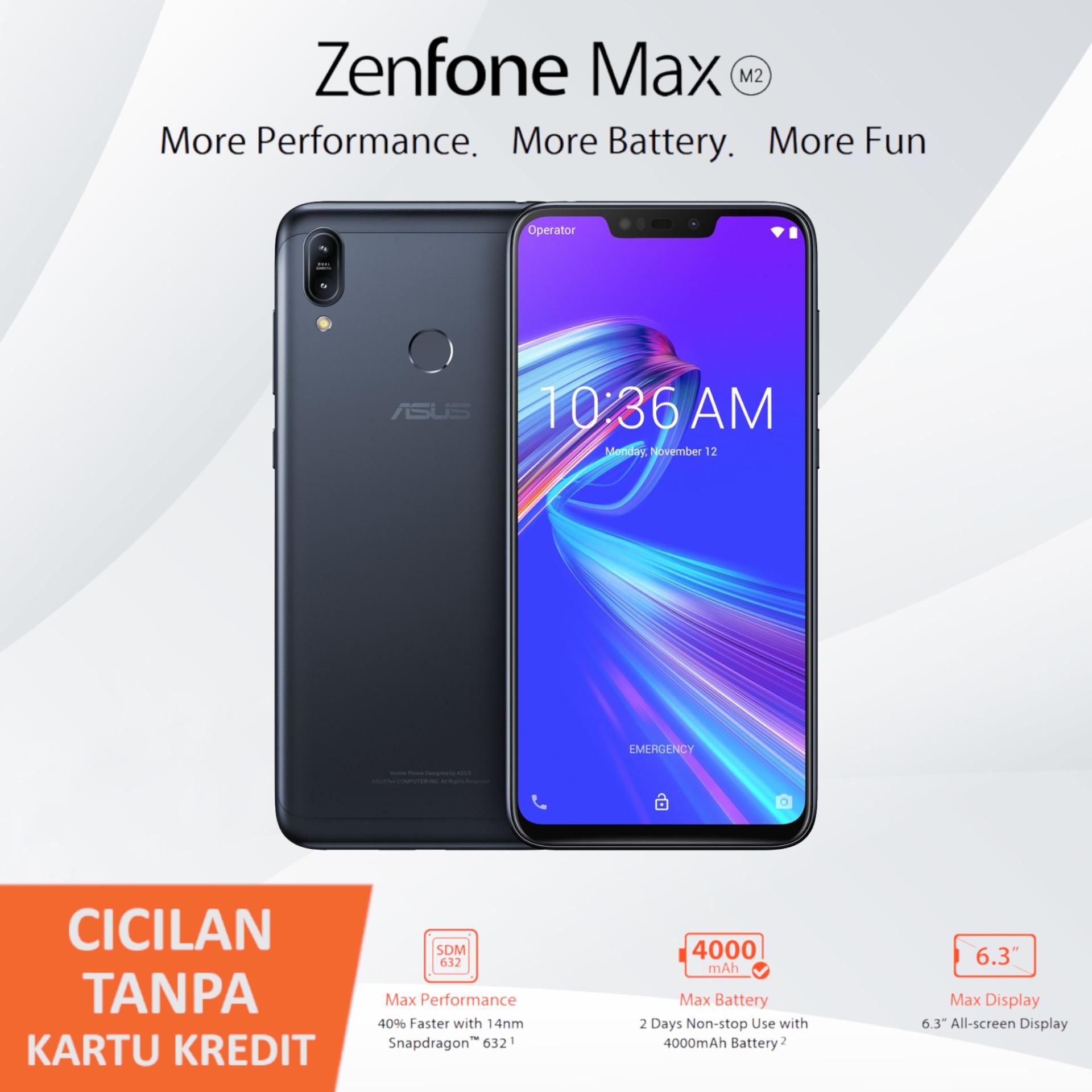 Asus Zenfone Max M2 ZB633KL 3GB/32GB 6.3 Inch HD+ Dual Rear Camera 4000mAh With Fast Charging
