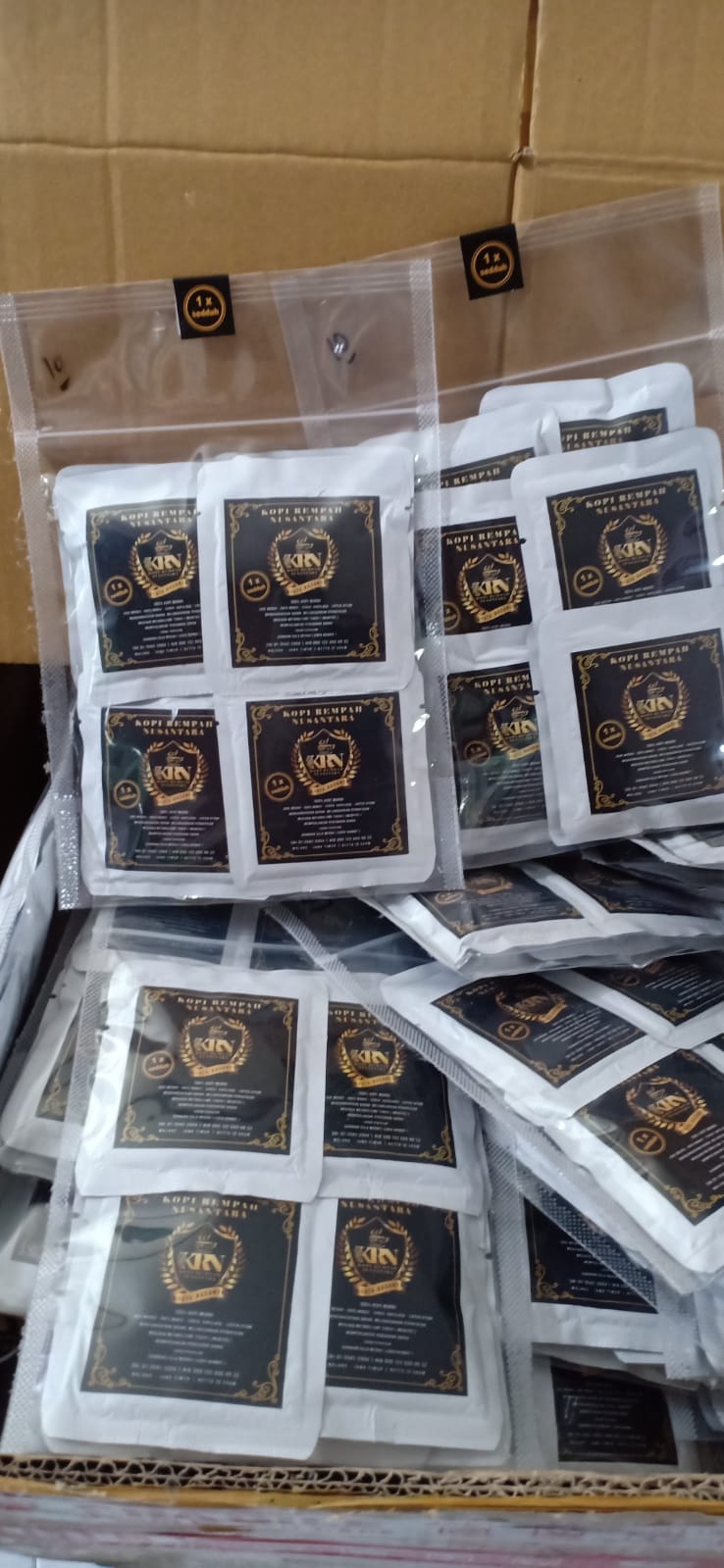 KOPI HERBAL ROBUSTA ( 1 pack 10 SACHET TANPA GULA ) BUBUK KOPI REMPAH