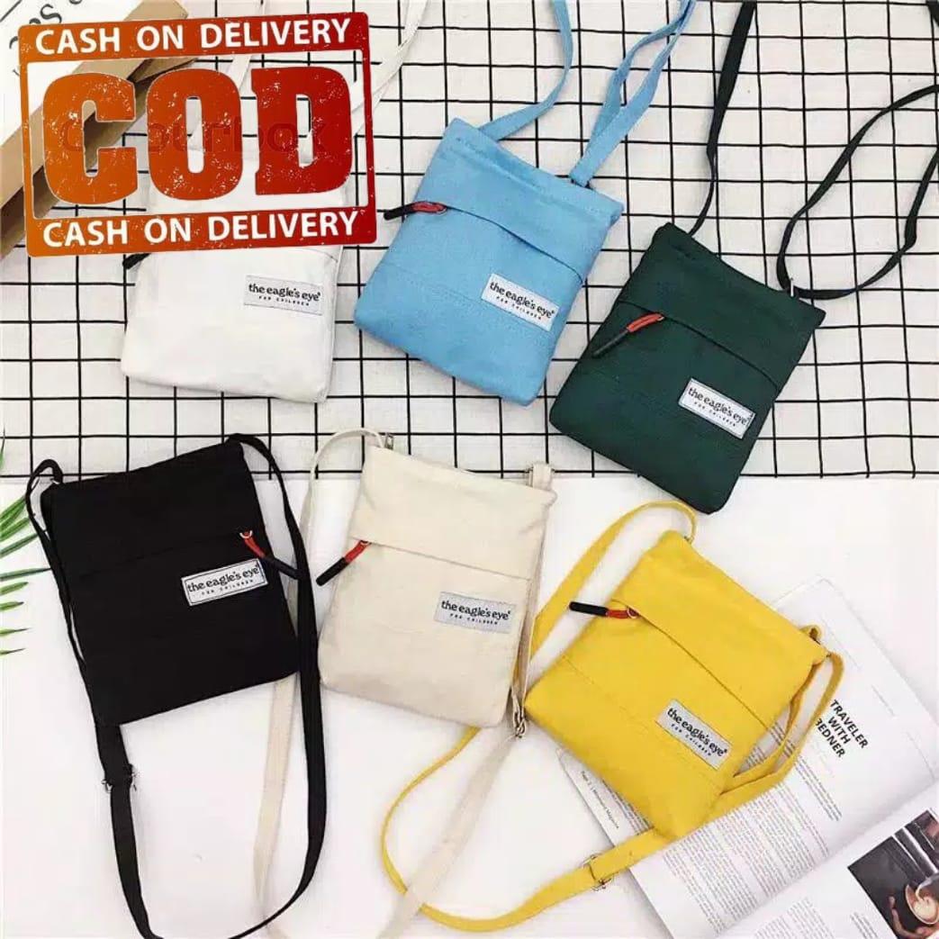 [[ COD ]] tas slempang kanvas / tas slempang wanita / tas kanvas wanita / tas wanita / tas mini kanvas / tas kanvas / tas canvas