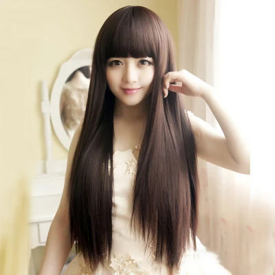 Wig Rambut Panjang Lurus Wanita Wig Hair Women's Long Straight / Rambut Palsu Cewek Natural / Hair Extension