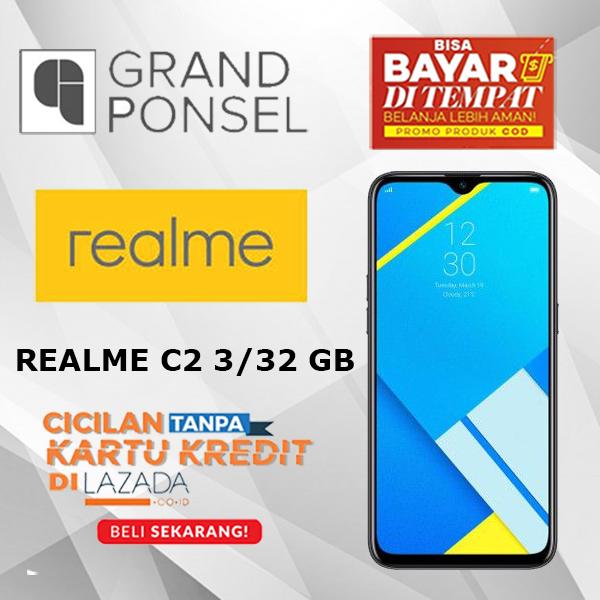 Realme C2 3/32 GB Garansi Resmi Layar Penuh “Dewdrop” Kamera Ganda 13MP+2MP AI