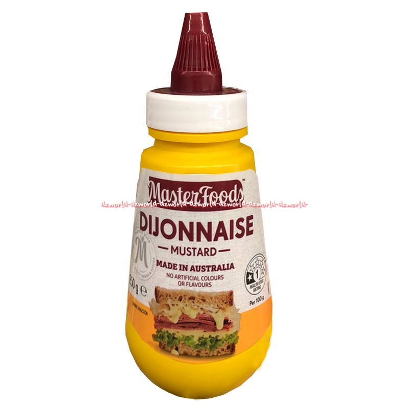 Masterfoods Dijonnaise Mustard 250gr Made in Australia Saus Mustard