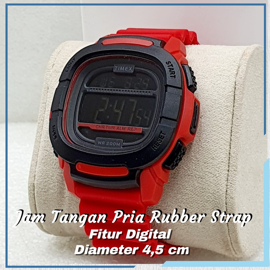jam tangan pria jam tangan cowok keren Jam Tangan Quartz Merk