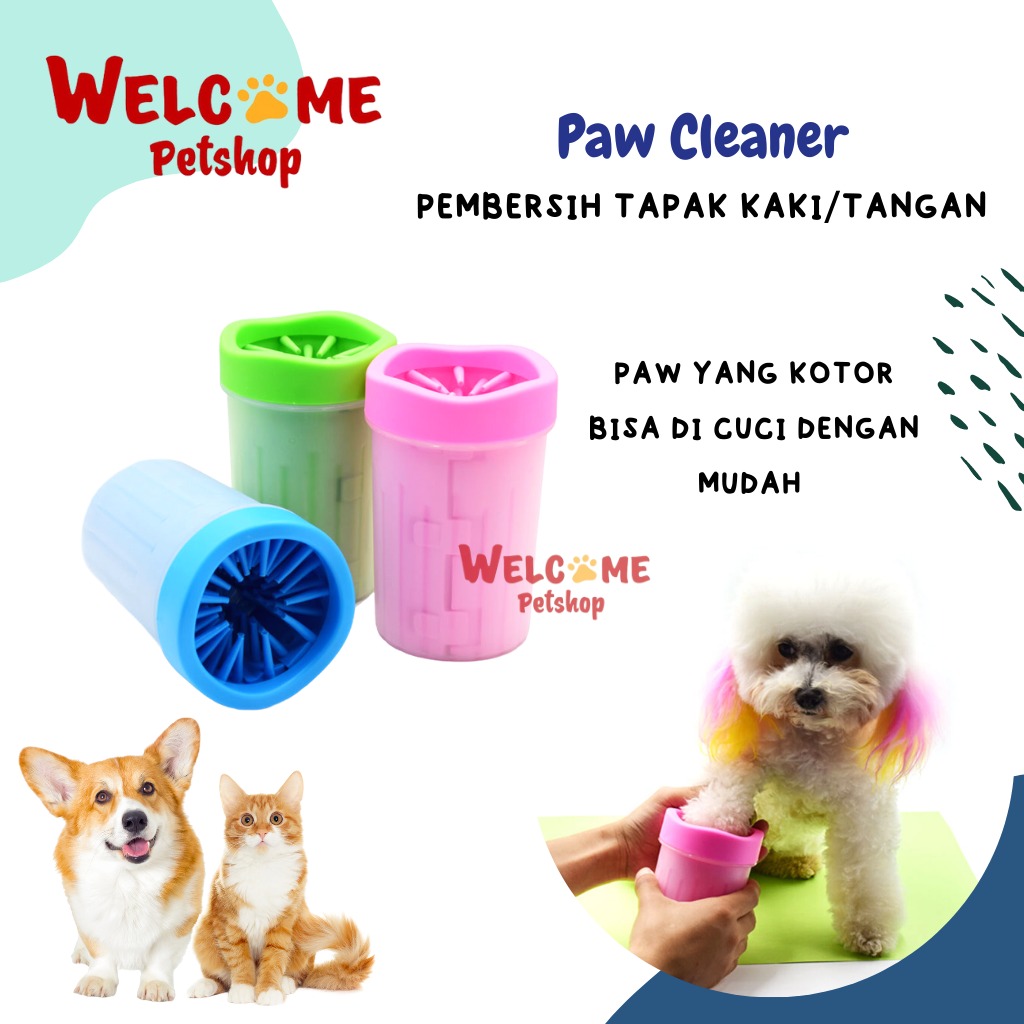 Paw Cleaner LARGE Pembersih Sikat Kaki Tapak Anjing Kucing Portable ...