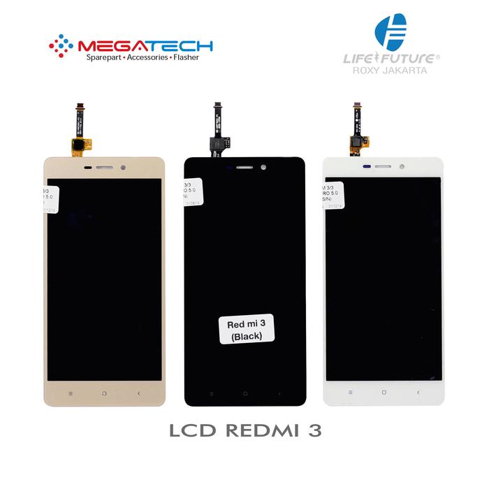 LCD FULLSET XIAOMI REDMI 3/REDMI3/REDMI 3 PRO/REDMI 3S + TOUCHSCREEN - Hitam
