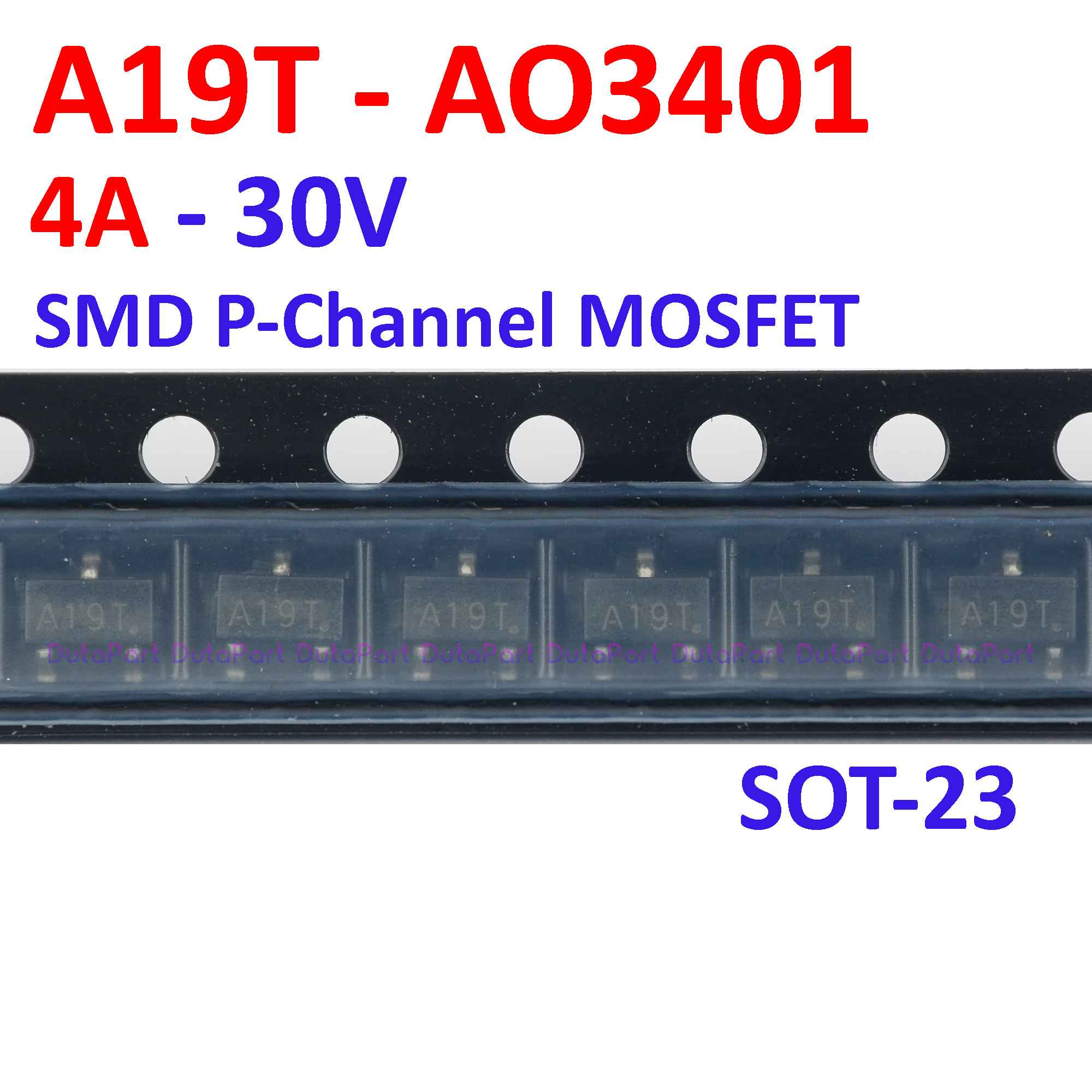 Pcs A T Ao A A V Smd P Channel Mosfet Sot Sot Lazada Indonesia