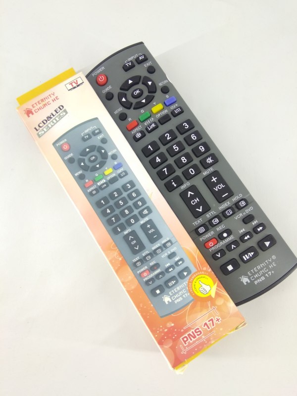 Remot Remote TV Panasonic Viera LCD LED Multi Universal PNS 17+