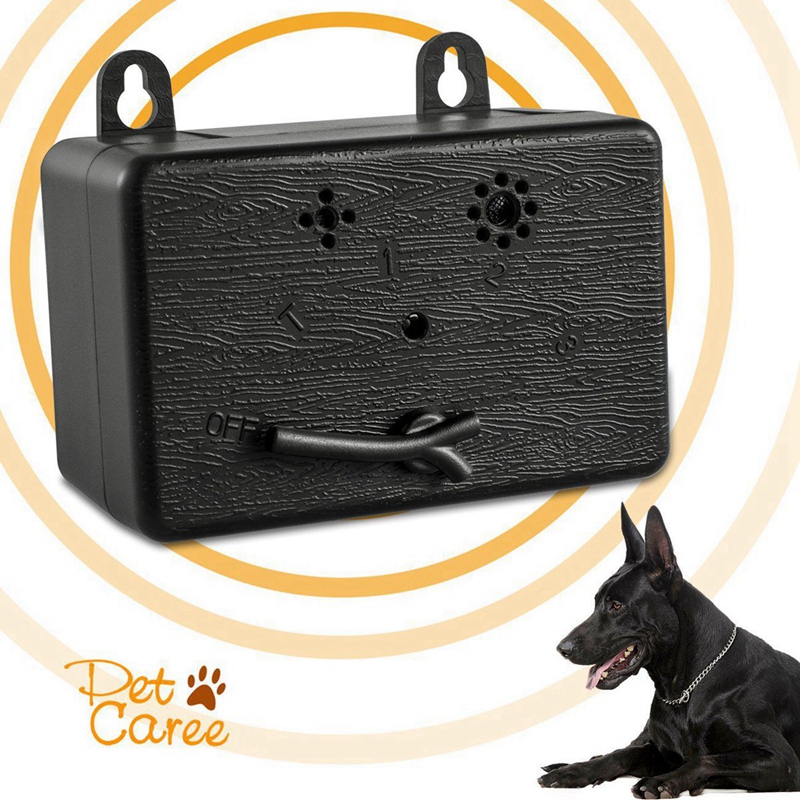 1 Pcs Anti Barking Device Ultrasonic Dog Bark Control Sonic Bark & 2