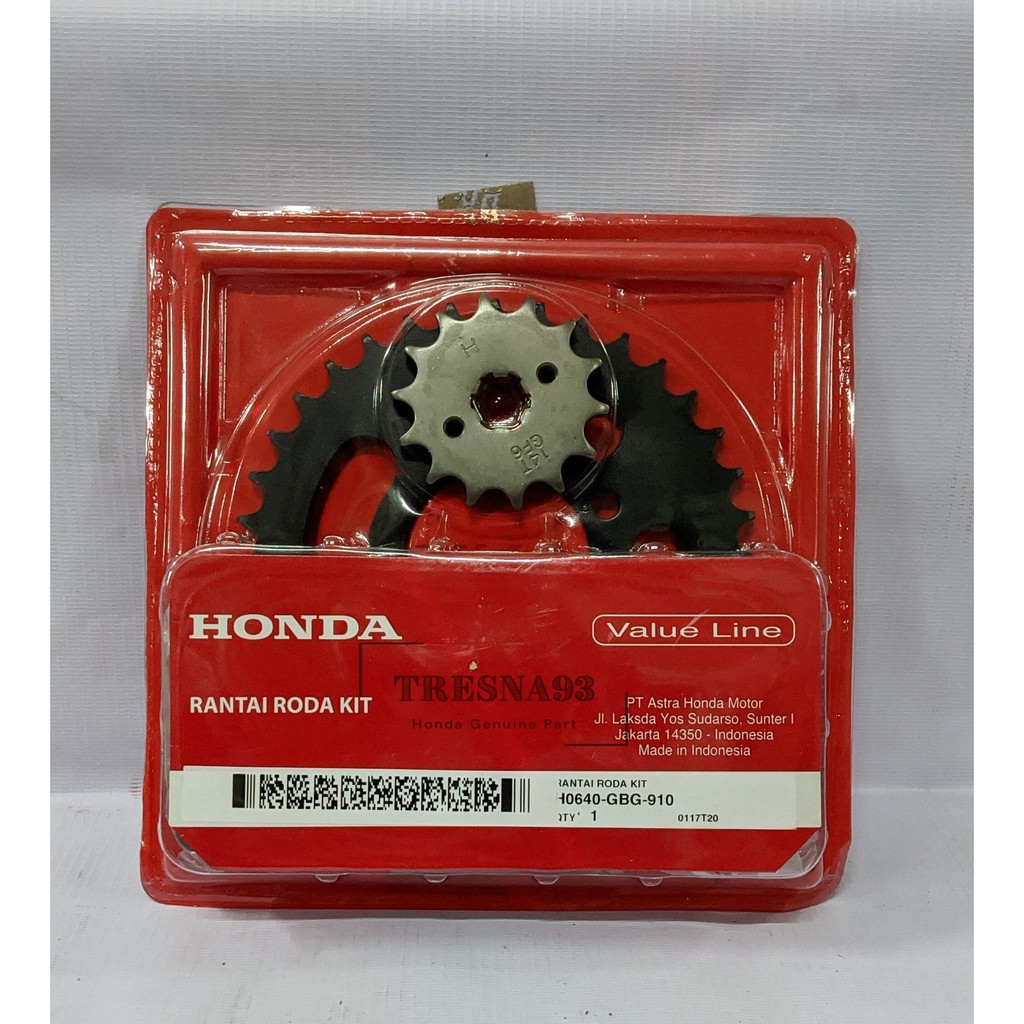 H0640GBG910 GEARSET ORIGINAL GRAND & LEGENDA DRIVE CHAIN KIT