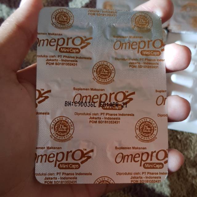 Omepros Mini Caps Soft Capsul 10 Kapsul - Obat / Suplemen Makanan