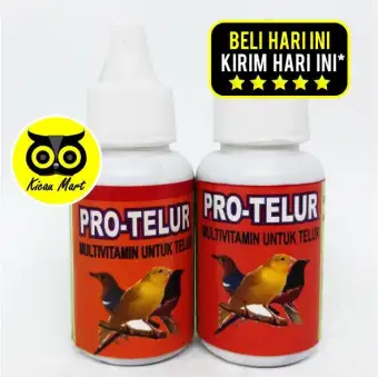 Obat Ternak Burung Pro Telur Vitamin Breeding Lovebird Kenari