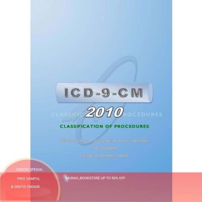 BUKU REKAM MEDIS ICD 9 CM 2010 | Lazada Indonesia