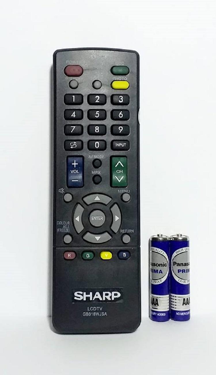 Sharp Remote Control TV LCD/LED GB016WJSA - Hitam