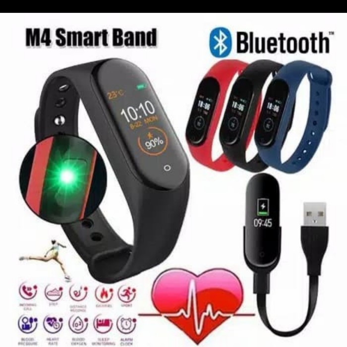 Smart Band M4 Reloj Deportivo Pulsera Inteligente Bluetooth | Linio Perú -  OE991SP149U4MLPE