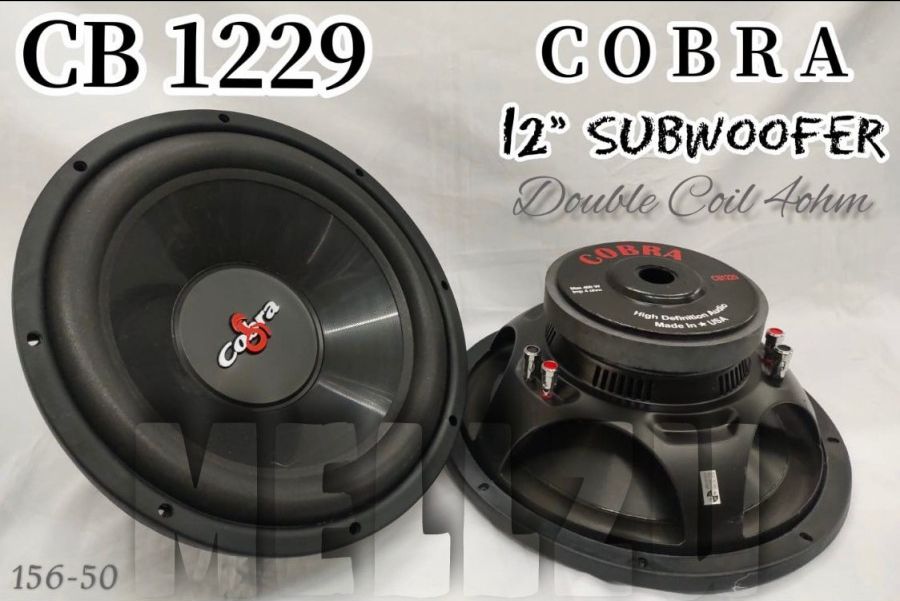 Speaker Subwoofer Cobra Cb1229 Double 