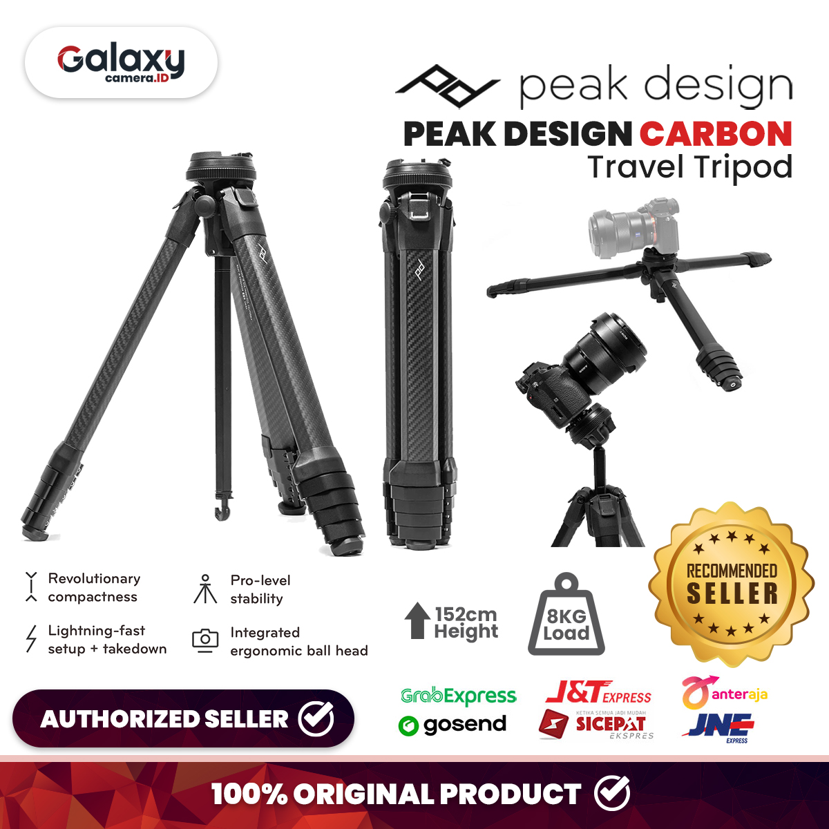 travel tripod peak design