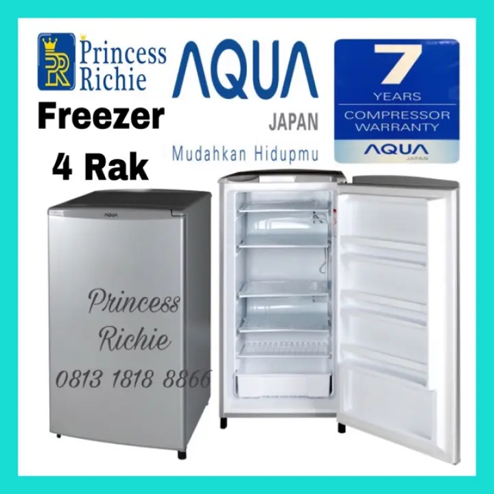 Kulkas Freezer Asi Es Batu Aqua Sanyo 4 Rak Lazada Indonesia