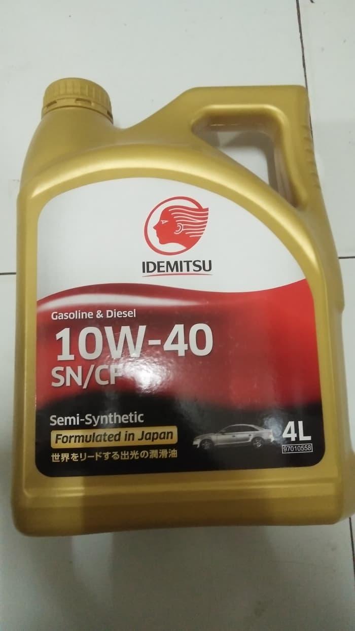 Oli Mesin Mobil Idemitsu 10W-40 SN/CF Gold 4 Liter Japan