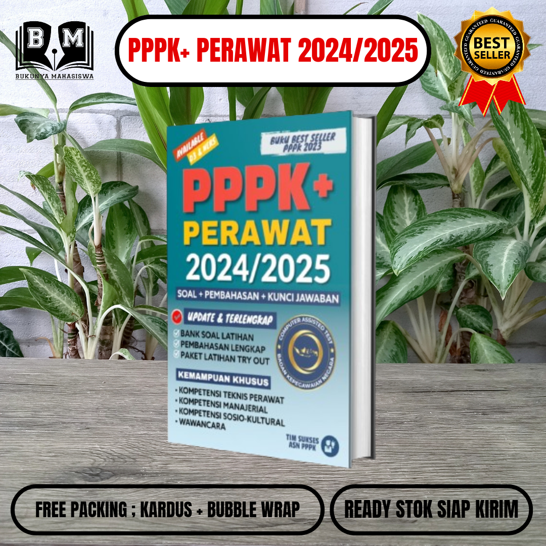 ORIGINAL BUKU PPPK PERAWAT 2024/2025 Buku PPPK BIDAN 2024/2025 SKB ...