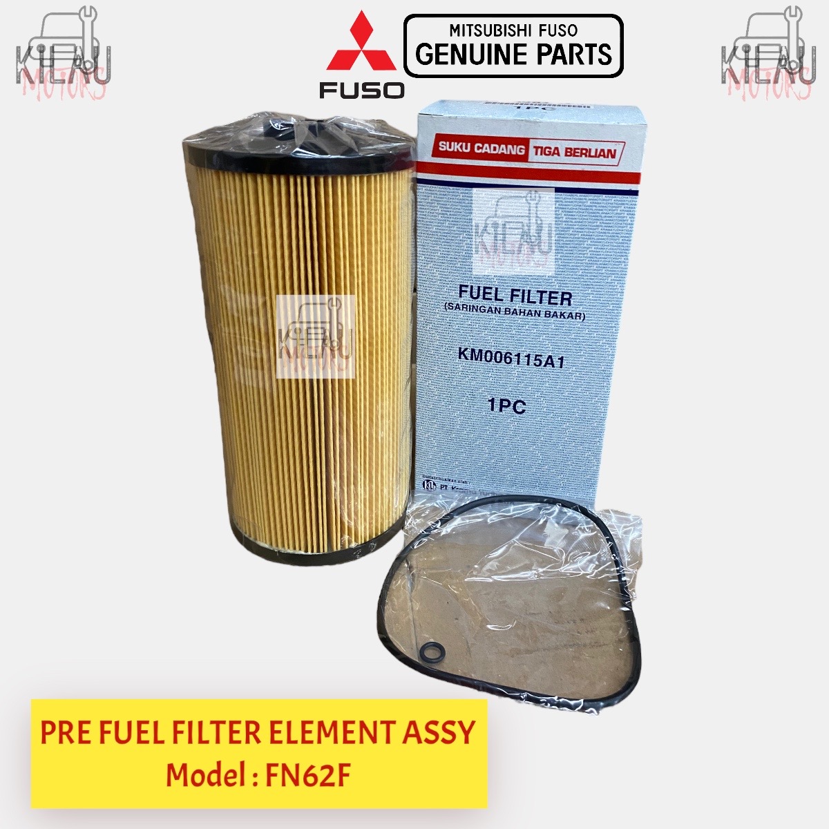 Filter Solar Bawah Original Mitsubishi Fuso Fighter FN62F / Pre Fuel