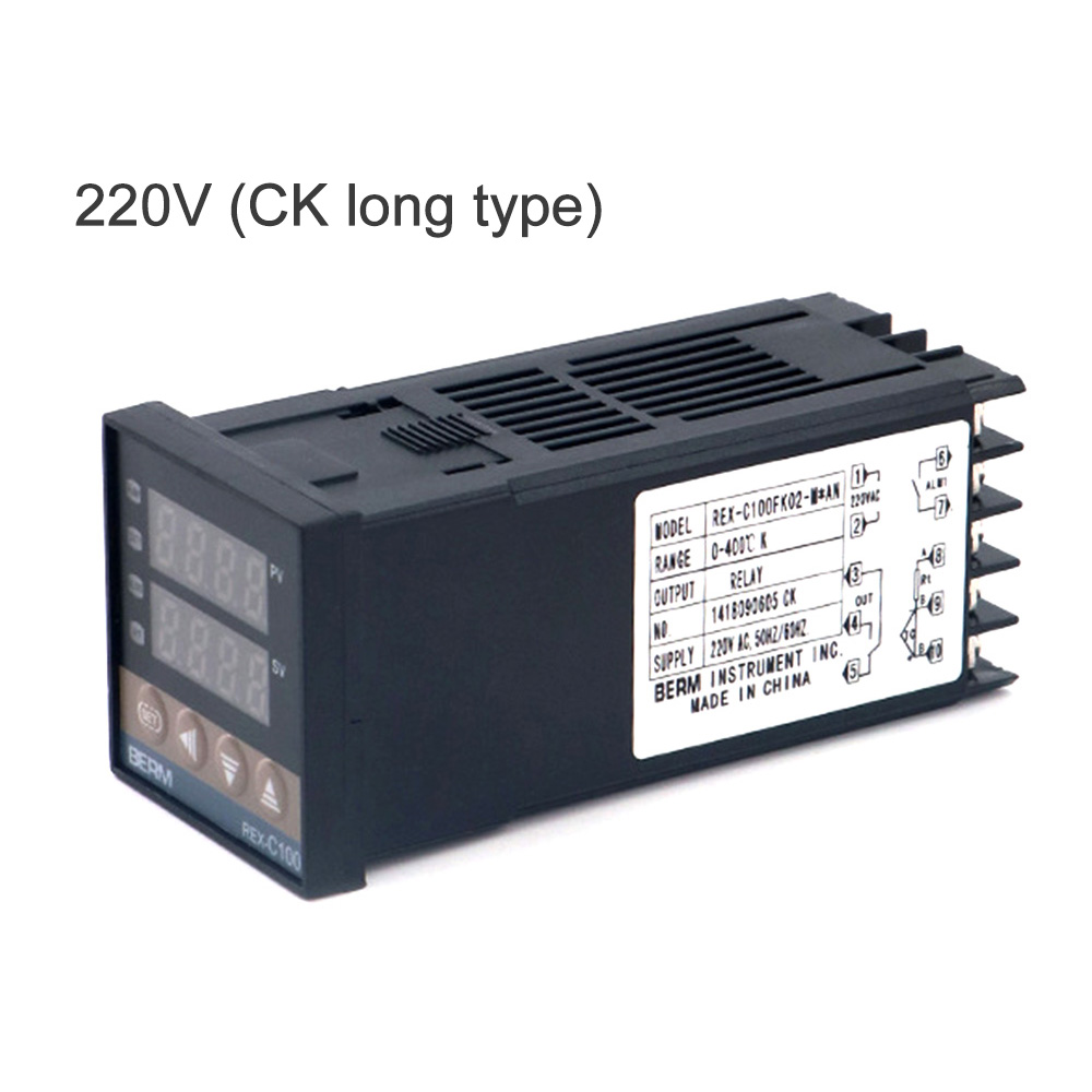 PID Digital Temperature Controller REX-C100FK02-M*AN 0 To 400°C K Type Relay Output (100-240V DK short)