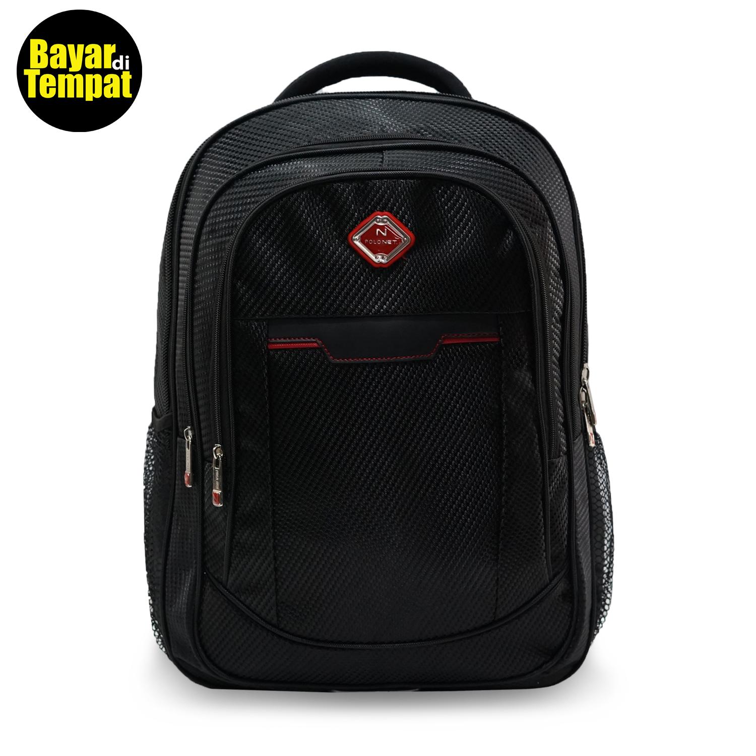 Polo Tas Ransel Outdoor Sport Simple Casual tas murah tas pria Size 18 inch