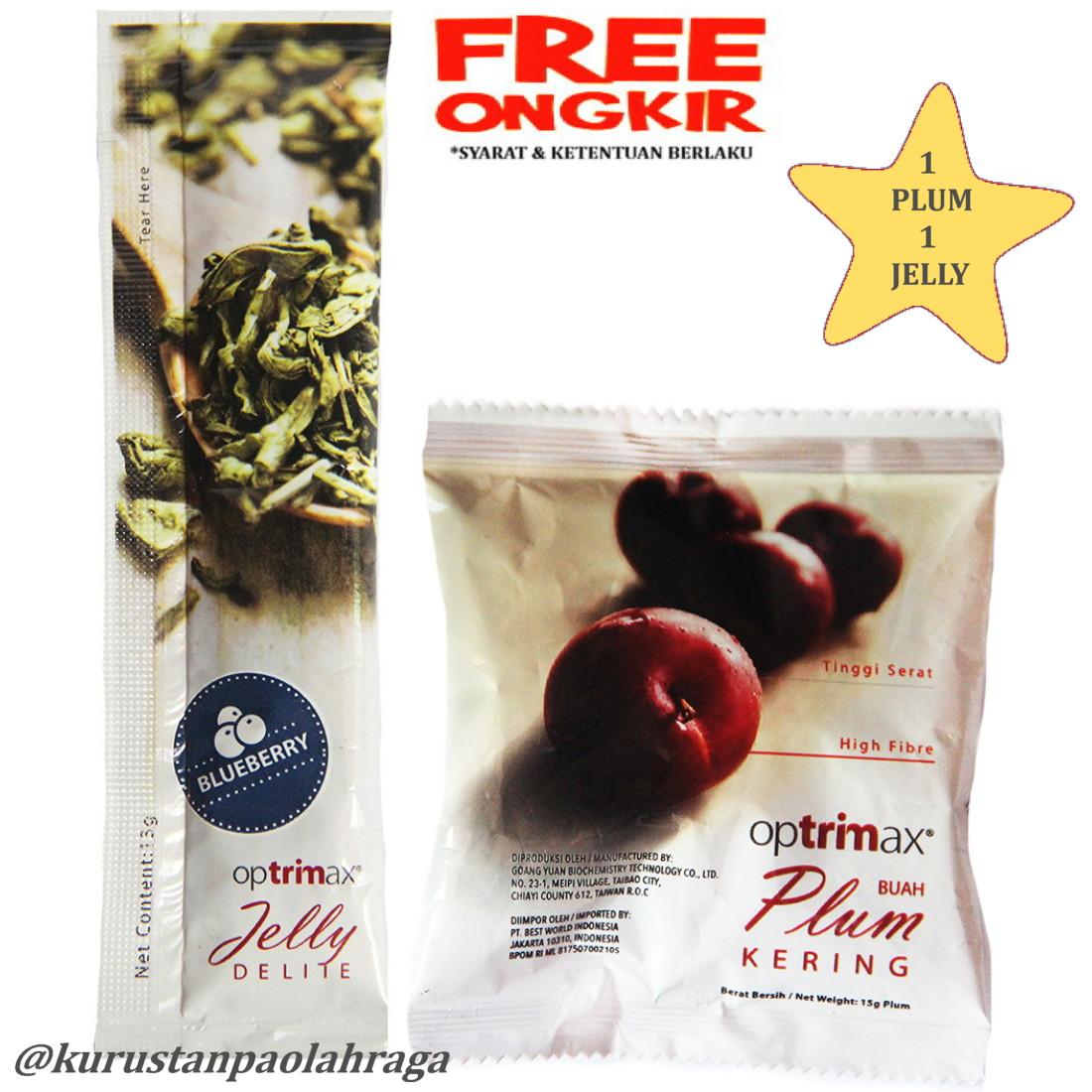 PROMO! OPTRIMAX DELITE MINI MIX ECERAN - 1 PLUM + 1 JELLY  Detoks & Fat Burner - Buah Diet - Obat Pelangsing - Obat Kurus/Pengurus Badan - Detoksifikasi - Pembakar Lemak - Penghilang Lemak - Optrimax Plum Delite - Optrimax Jelly Delite - Halal