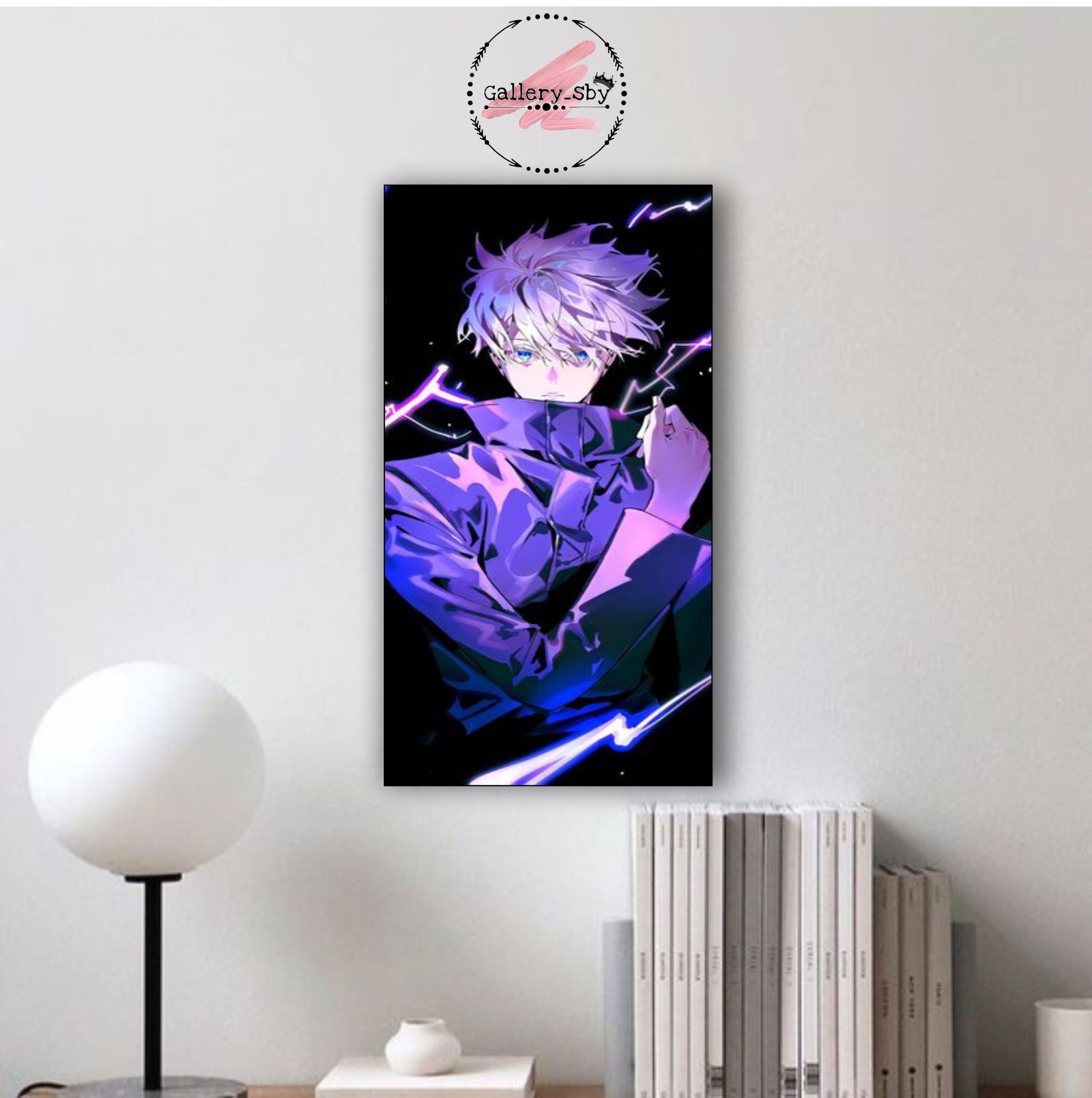 Pajangan Anime Jujutsu Kaisen SATORU GOJO Fan Art Aestentic Poster Kayu ...