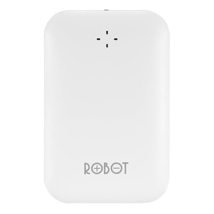Robot Power Bank RT7300 6600mAh By Vivan Dual Output - Putih