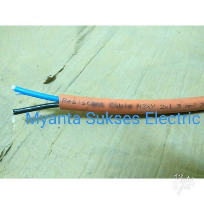 Kabel FRC 2x1,5mm (Fire Resistance Cable/Kabel Tahan Panas) Per 50m