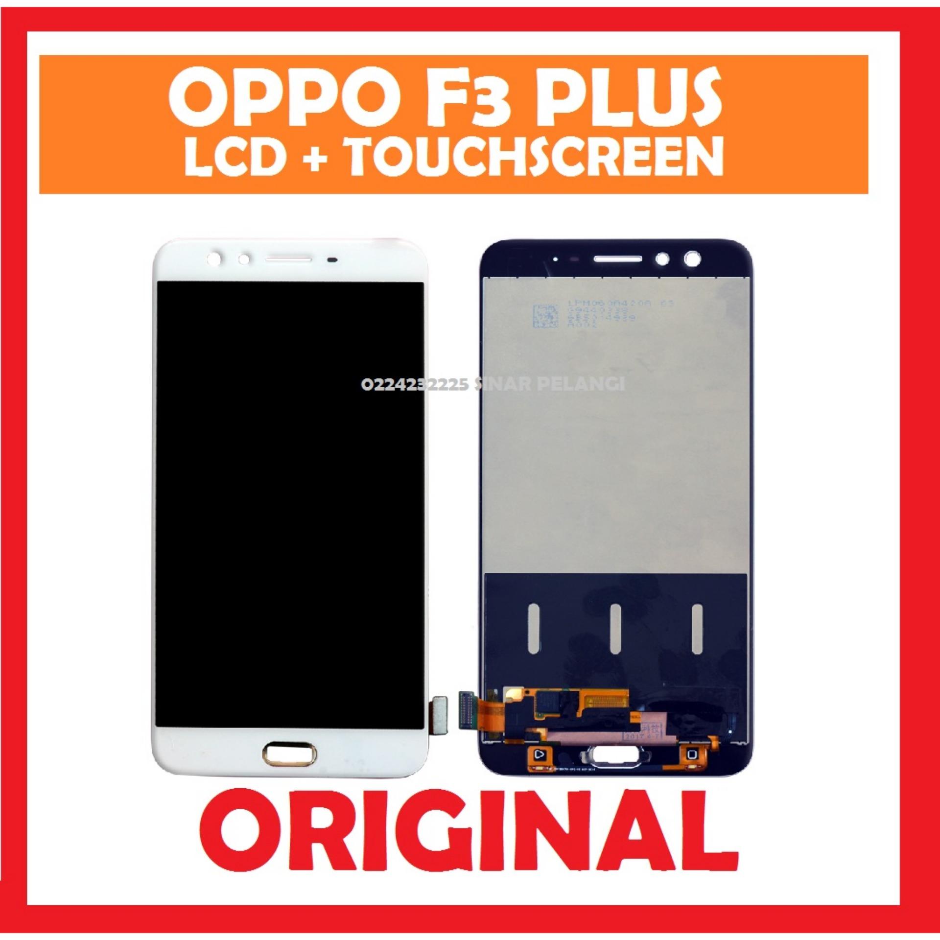 LCD SCREEN LAYAR OPPO F3 F3 PLUS 6 INCH TOUCHSCREEN WHITE 907902