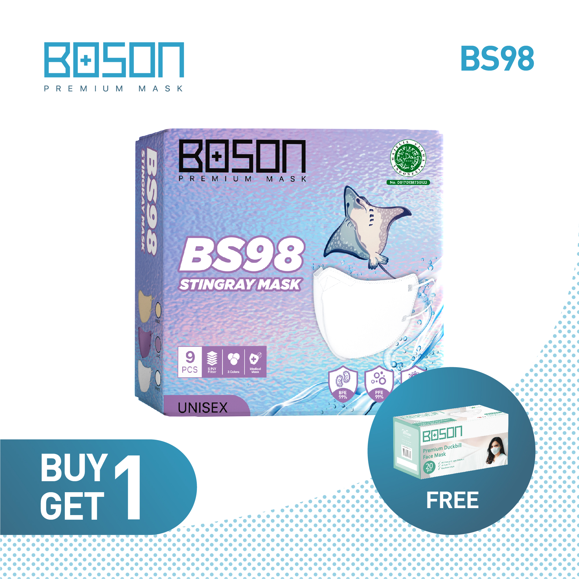 boson fashion mask bs98