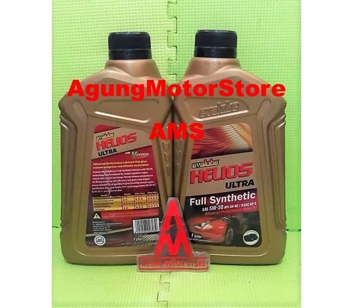 Oli Mesin Mobil Motor Matic EVALUBE HELIOS ULTRA 5W30 5W-30 Full syn 1