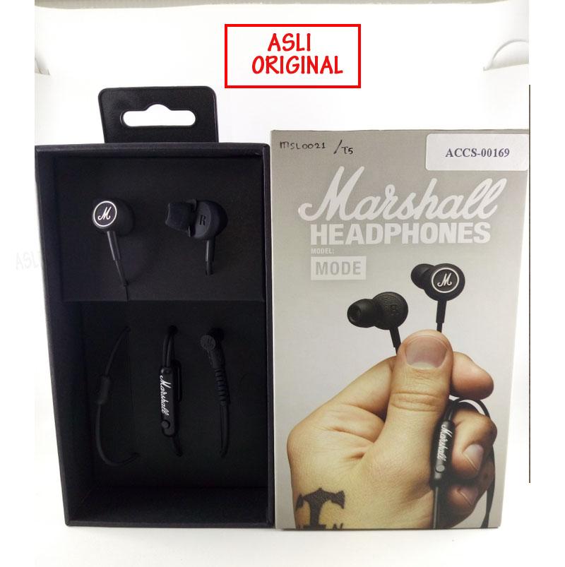 ASLI 100% Marshall Headphone Mode Handsfree Earphone Headset Oppo F11 F9 F7  F5 FIND X R17 A83 Reno A3s A5s A5 A7 A9 A71 A1k A83 Samsung Galaxy A6 A80  A10 J2
