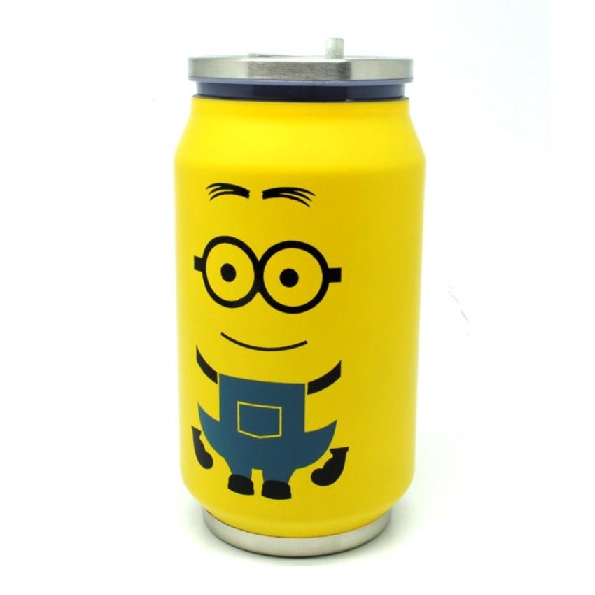 Mug Termos 500ml Thermos Sekolah Insulated S2294 Botol Kaleng Minum Yellow Anak EID2WHY9