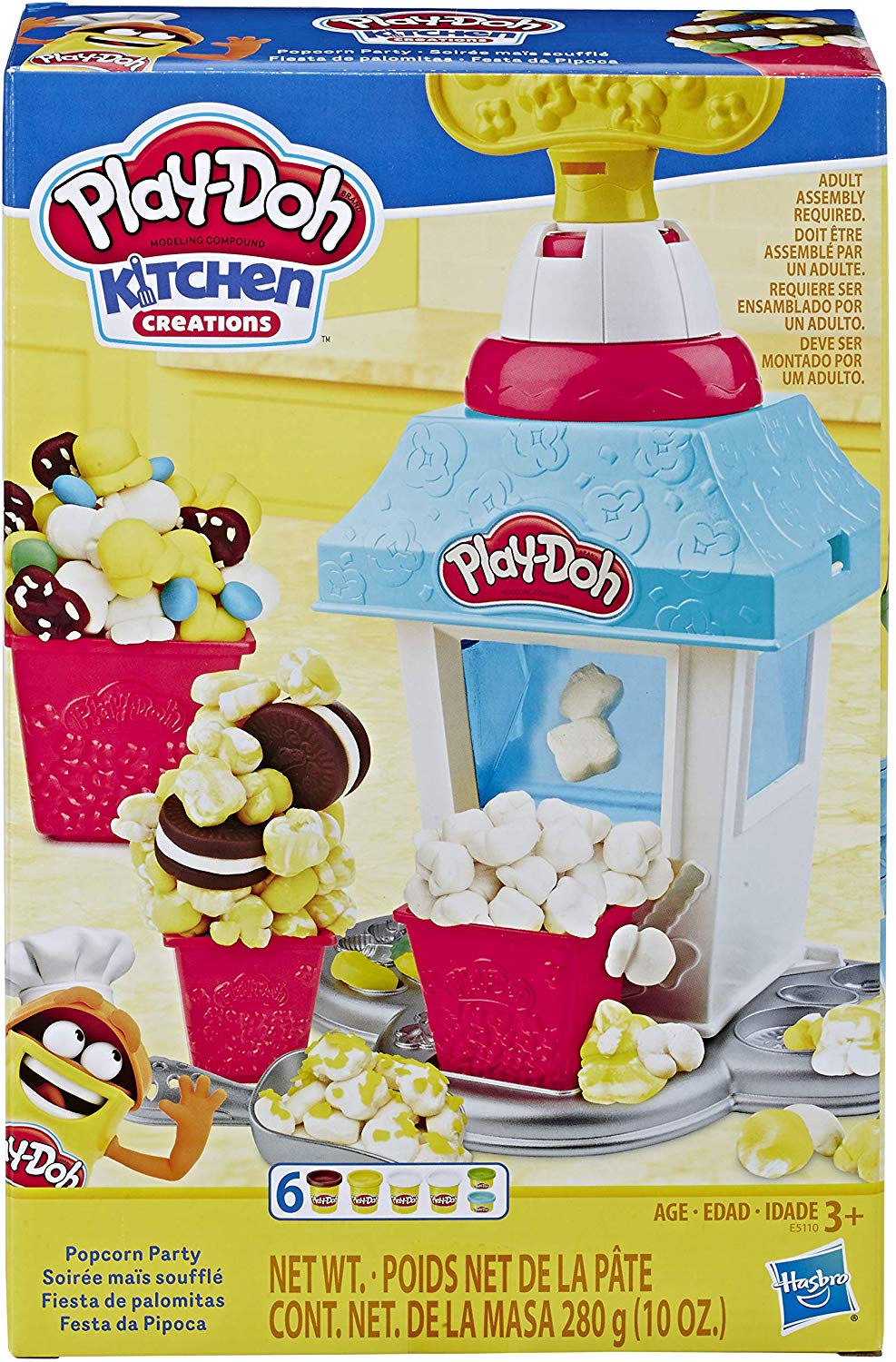 play doh kitchen popcorn party