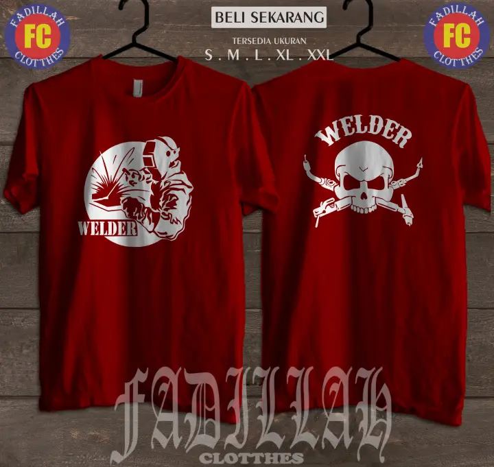 Kaos Welder Tukang Las Baju Distro Lazada Indonesia