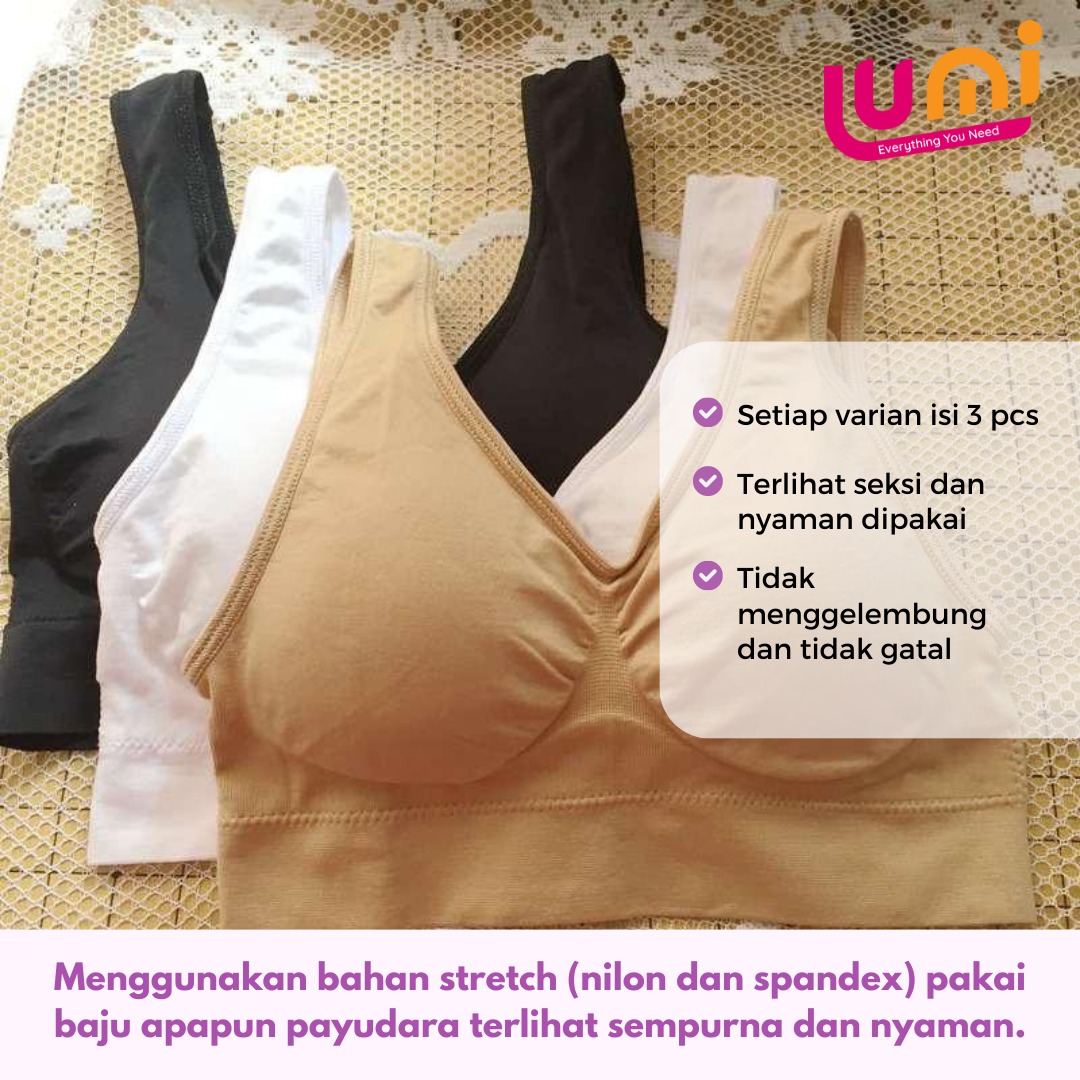 GENIE BRA CLASSIC ORIGINAL JAPAN BH TANPA KAWAT BRA WANITA TANPA KAWAT