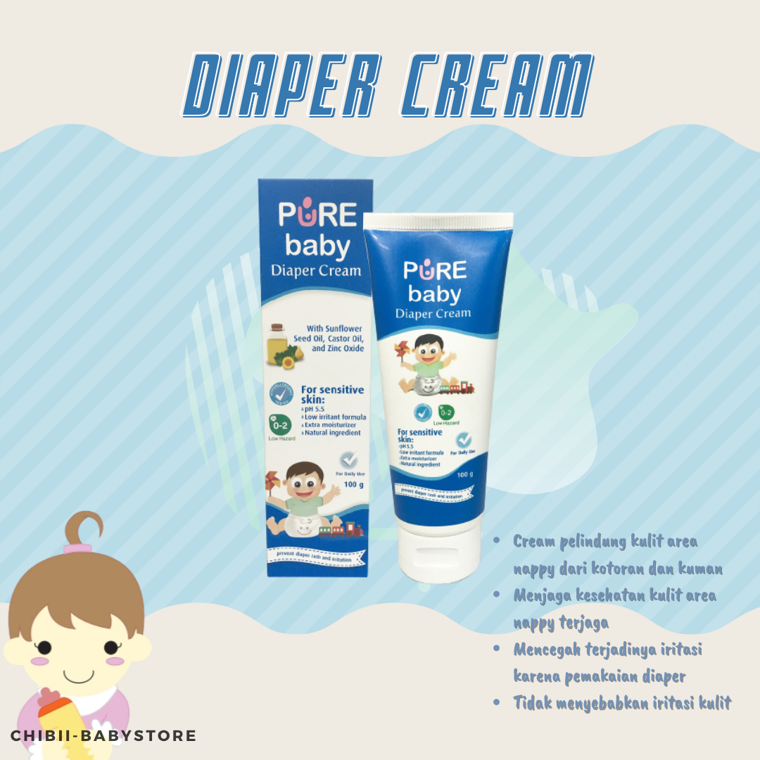 Pure Baby Diapers Cream Pure Baby Diaper Lazada Indonesia