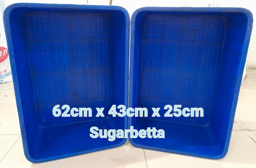 Box Rabbit Biru Box Container Industri Rabbit 2044 / Box Rapat / Box Tahu / Box Cincau ...