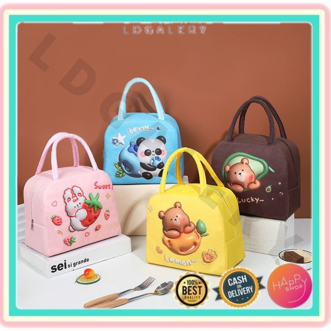 LDG Lunch Bag tas bekal Makanan 2D Lunch bag Cooler Hampers