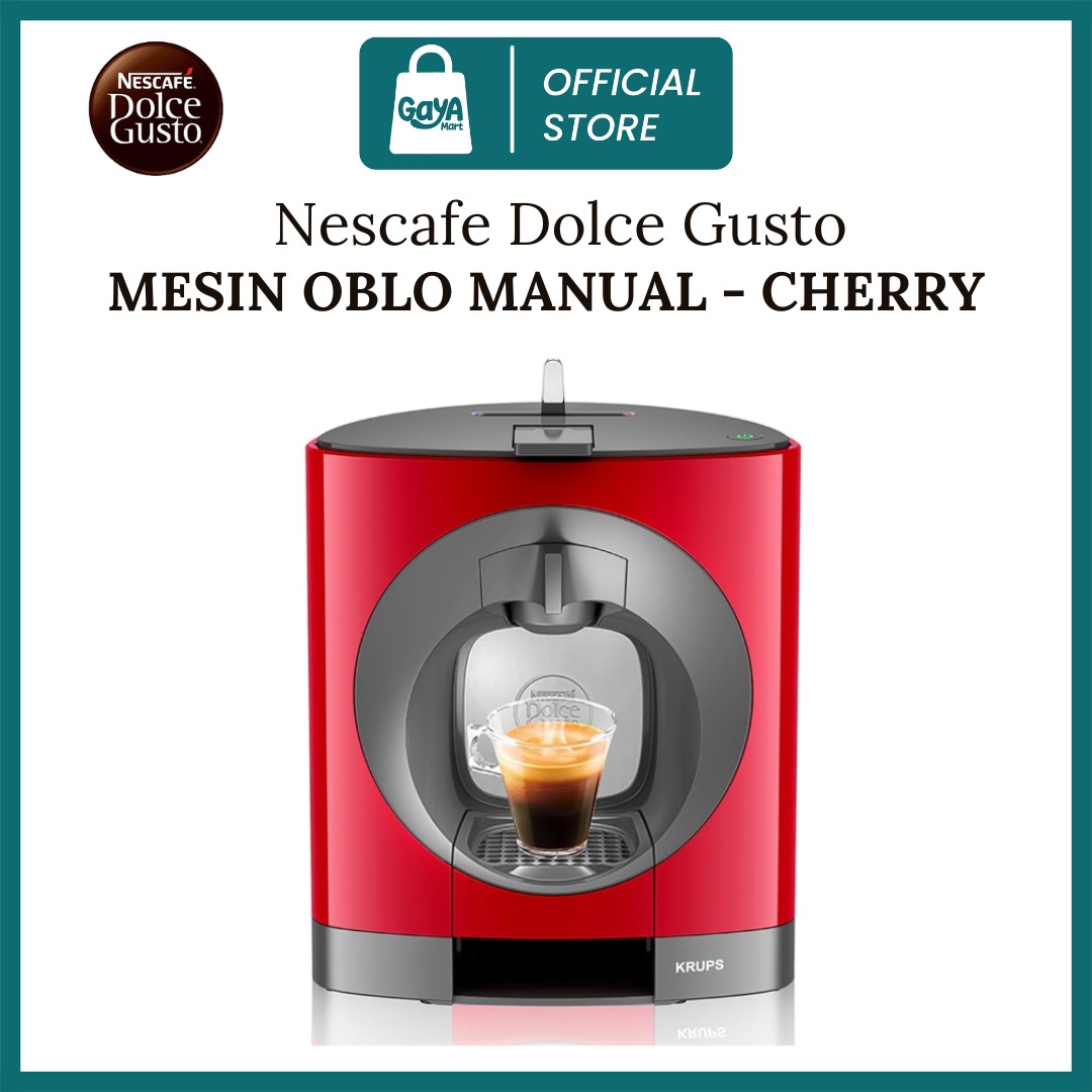 Mesin Kopi NESCAFE Dolce Gusto Oblo Manual Coffee Machine by Krups