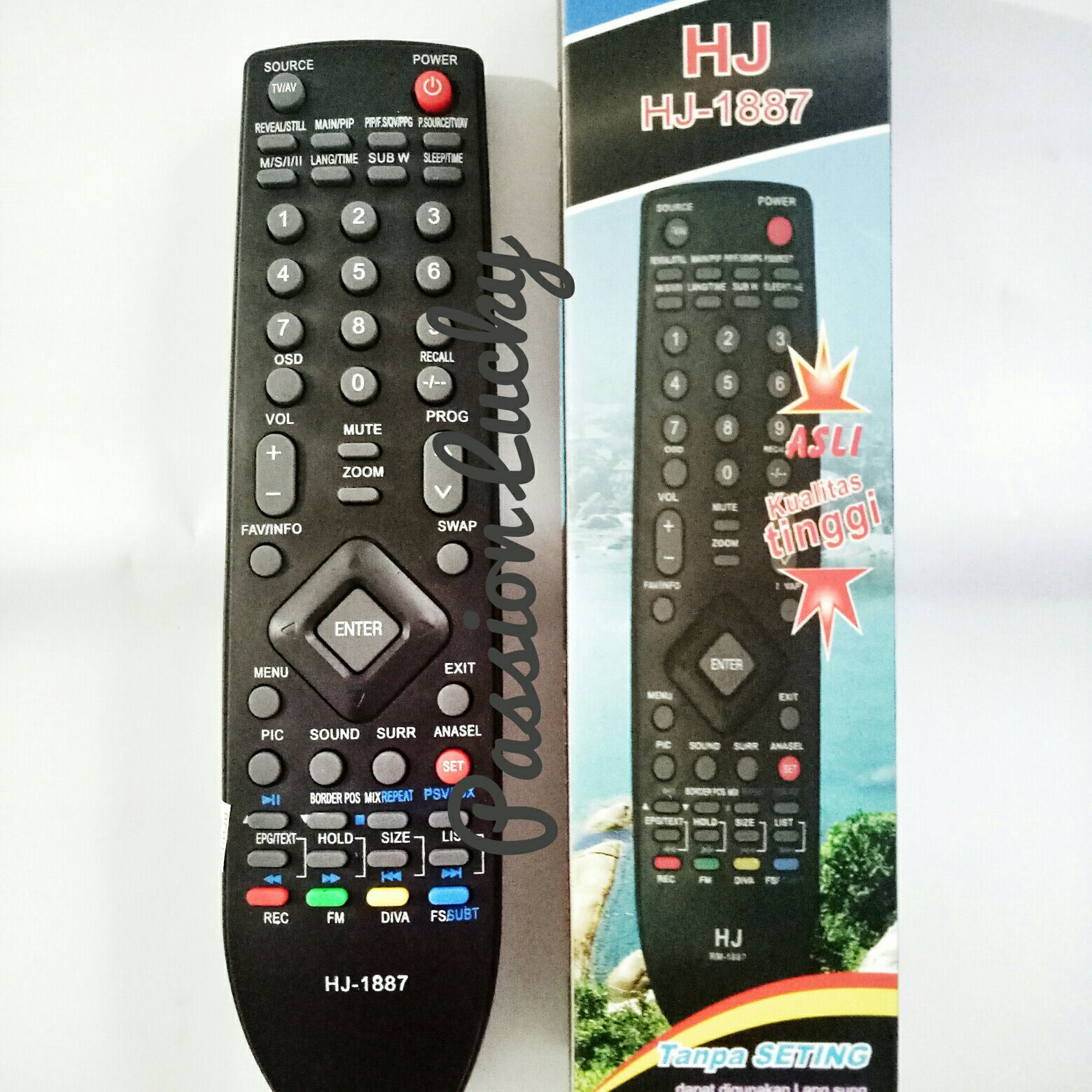 REMOTE TV POLYTRON LED / REMOT TV POLYTRON LCD HJ 1887 UNIVERSAL/MULTI