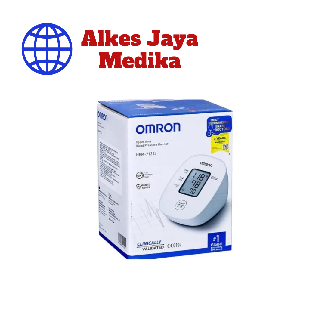 Alat Tensi Digital Omron HEM 7121 J Pengukur Tekanan Darah Tinggi
