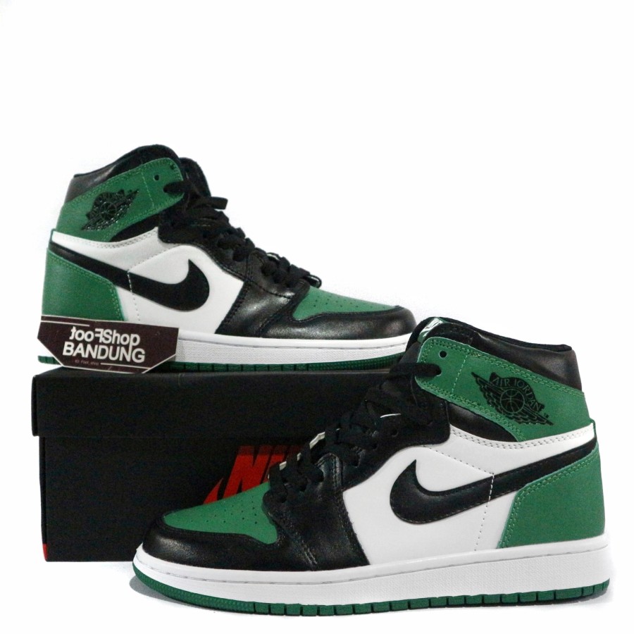 nike aj1 pine green