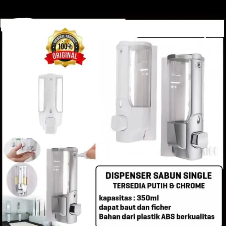 Dispenser Sabun Manual Hand Soap Tempat Cair Cuci Tangan Mandi Toilet Lazada Indonesia
