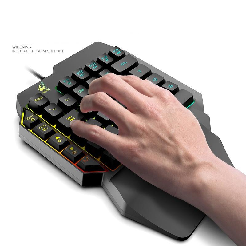 One Handed Gaming Keyboard / Half Gaming Keyboard RGB / Keybord Gaming