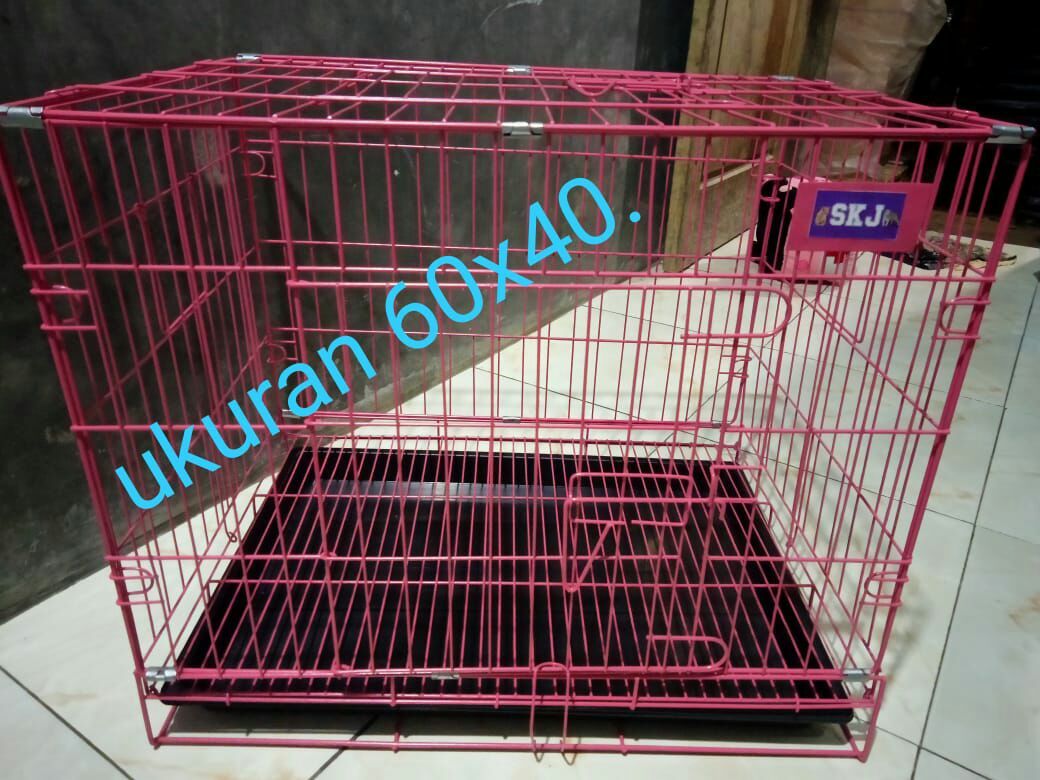 Kandang Kucing Lipat Ukuran 60x40 Lazada Indonesia