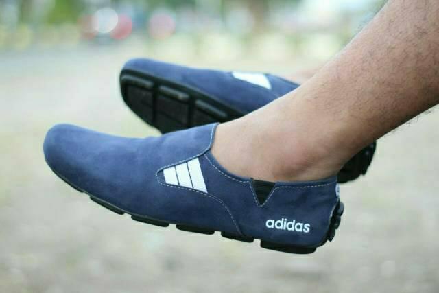 BIG PROMO !!! SEPATU SLIP ON ADIDAS PRIA CASUAL TERBARU ORIGINAL HANDMADE